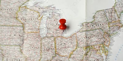 Detroit რუკაზე