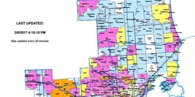 Detroit edison ძალა outage რუკა