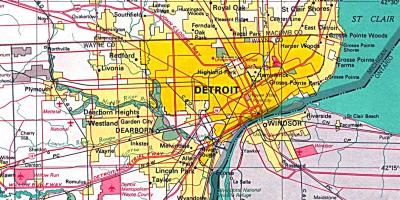 რუკა Detroit