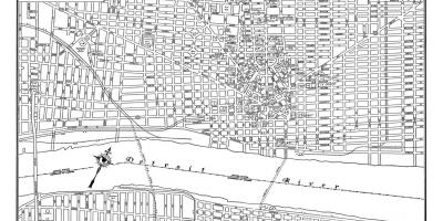 ქუჩის რუკა Detroit